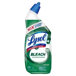 Lysol Complete Clean No Scent Toilet Bowl Cleaner 24 oz. Gel (Pack of 9)