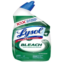 Lysol Complete Clean No Scent Toilet Bowl Cleaner 24 oz. Gel (Pack of 9)