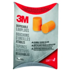 3M 29 dB Foam Ear Plugs Orange 1 pair (Pack of 200)