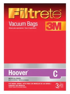 3M Filtrete Vacuum Bag For attaches to vacuum 3 pk