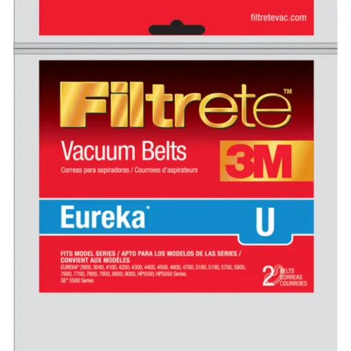 3M Filtrete Vacuum Belt For attaches to vacuum 2 pk