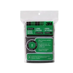 3M 2 Grade Medium Steel Wool Pad 6 pk (Pack of 6)