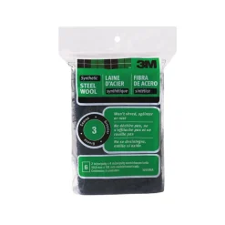 3M 3 Grade Medium Steel Wool Pad 6 pk (Pack of 6)
