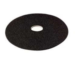 3M 17 in. Dia. Non-Woven Natural/Polyester Fiber Floor Polishing Pad Black (Pack of 5)