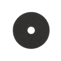 3M 17 in. Dia. Non-Woven Natural/Polyester Fiber Floor Polishing Pad Black (Pack of 5)