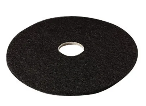 3M 19 in. Dia. Non-Woven Natural/Polyester Fiber Floor Pad Disc Black (Pack of 5)