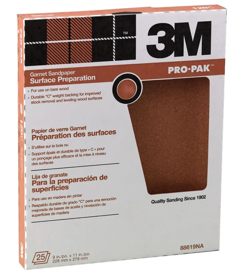 3M 11 in. L X 9 in. W 1500 Grit Silicon Carbide Sandpaper 25 pk