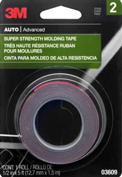 3M 60 in. L X 1/2 in. W Double-Sided Molding Tape