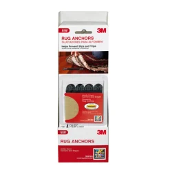 3M Black Vinyl Indoor Rug Anchor 3.9 W x 8.8 L ft. x 12 Thick in.