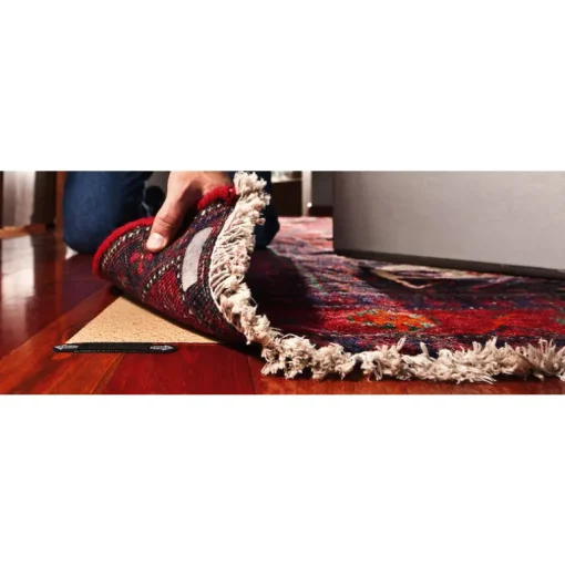 3M Black Vinyl Indoor Rug Anchor 3.9 W x 8.8 L ft. x 12 Thick in.