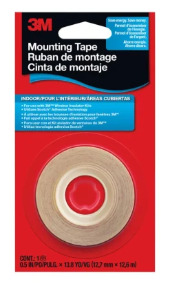 3M Clear Indoor Mounting Tape 1/2 in. W X 41.4 ft. L
