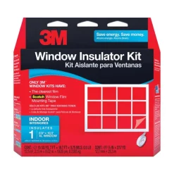 3M Clear Indoor Window Film Insulator Kit 84 in. W X 236 in. L