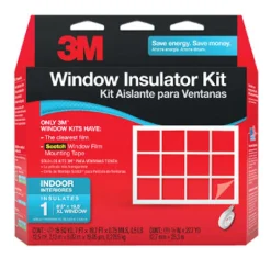 3M Clear Indoor Window Film Insulator Kit 84 in. W X 236 in. L