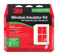 3M Clear Outdoor Window Film Insulator Kit 5.16 ft. W X 7 ft. L