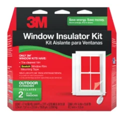 3M Clear Outdoor Window Film Insulator Kit 5.16 ft. W X 7 ft. L