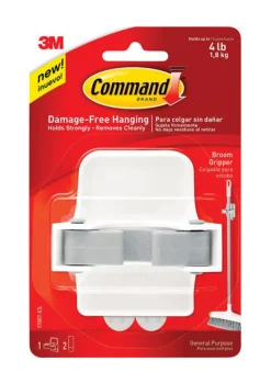 3M Command Large Plastic Broom Gripper 3.34 in. L 1 pk