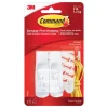 3M Command Medium Plastic Hook 3-7/8 in. L 2 pk