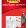 3M Command Small Plastic Hook 2-3/8 in. L 2 pk
