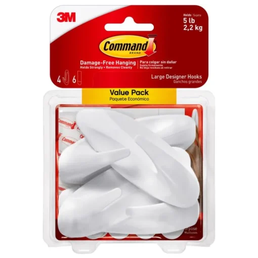 3M Command White Foam Picture Hanging Strips 12 Pk 12 Lb.