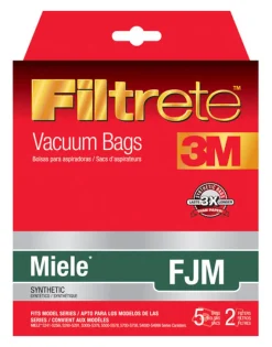 3M Filtrete Hoover Type A Miele FJM Replacement Synthetic Vacuum Bag 10 L x 11 W in.