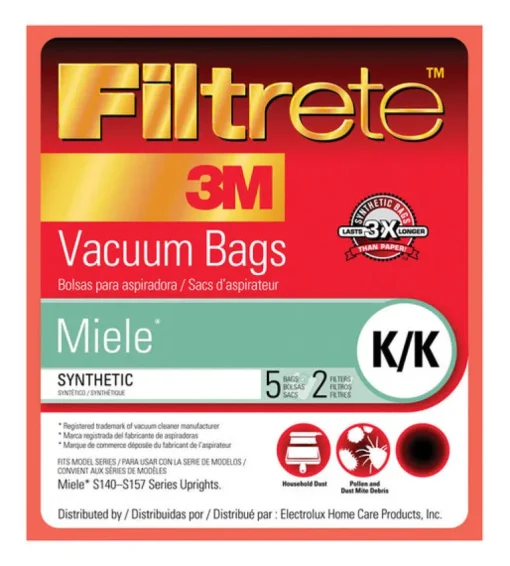 3M Filtrete Vacuum Bag For attaches ot vacuum 5 pk