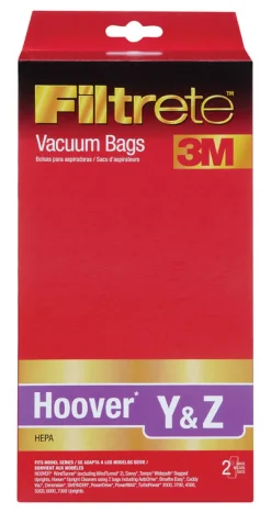 3M Filtrete Vacuum Bag For attaches to vacuum 2 pk