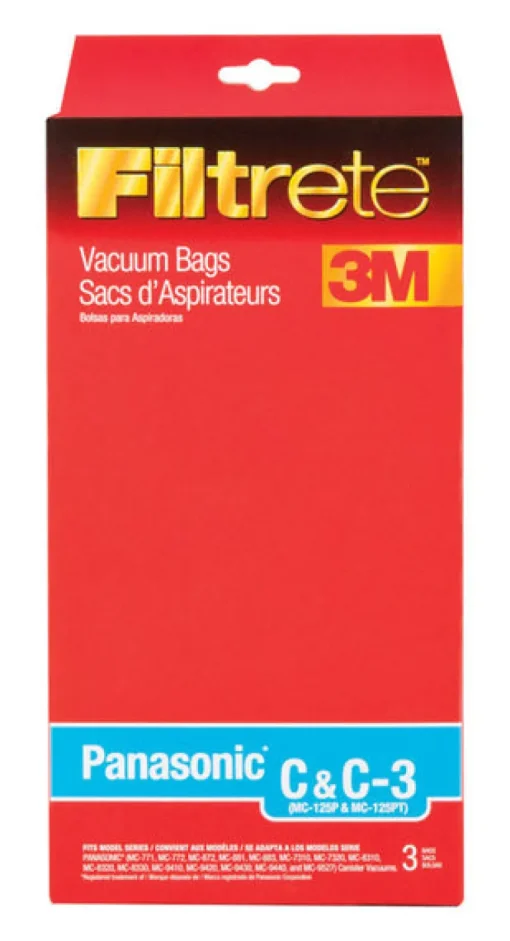 3M Filtrete Vacuum Bag For attaches to vacuum 3 pk