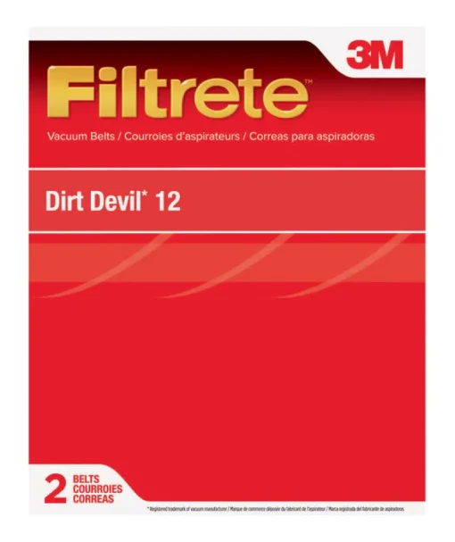 3M Filtrete Vacuum Belt For Dirt Devil Style 12 2 pk
