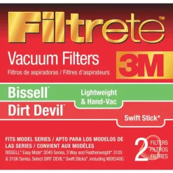 3M Filtrete Vacuum Filter For Bissell Lightweight/Hand Vac 1 pk
