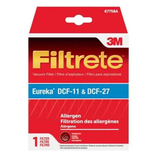 3M Filtrete Vacuum Filter For Eureka DCF-11/DCF-27 1 pk