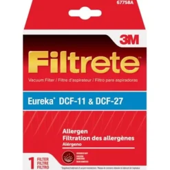 3M Filtrete Vacuum Filter For Eureka DCF-11/DCF-27 1 pk