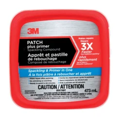 3M High Strength Hole Repair Ready to Use White Spackling Compound and Primer in One 16 oz