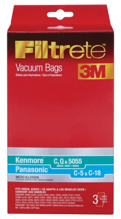 3M Micro Allergen Filtrate Vacuum Bag (Pack of 3)