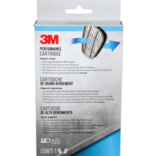 3M N95 Sanding and Lead Paint Removal Replacement Cartridge 6000 Gray 1 pair