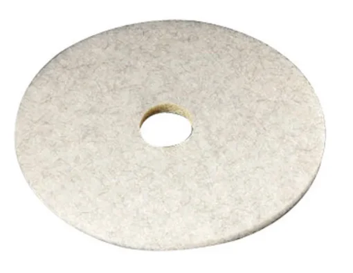 3M Natural Blend 20 in. Dia. Non-Woven Natural/Polyester Fiber Buffer Pad Tan (Pack of 5)