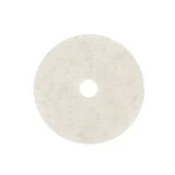 3M Natural Blend 20 in. Dia. Non-Woven Natural/Polyester Fiber Floor Polishing Pad White (Pack of 5)