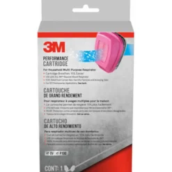 3M P100 Acid Gas and Organic Vapor Respirator Cartridge Replacement Pink 2 pc