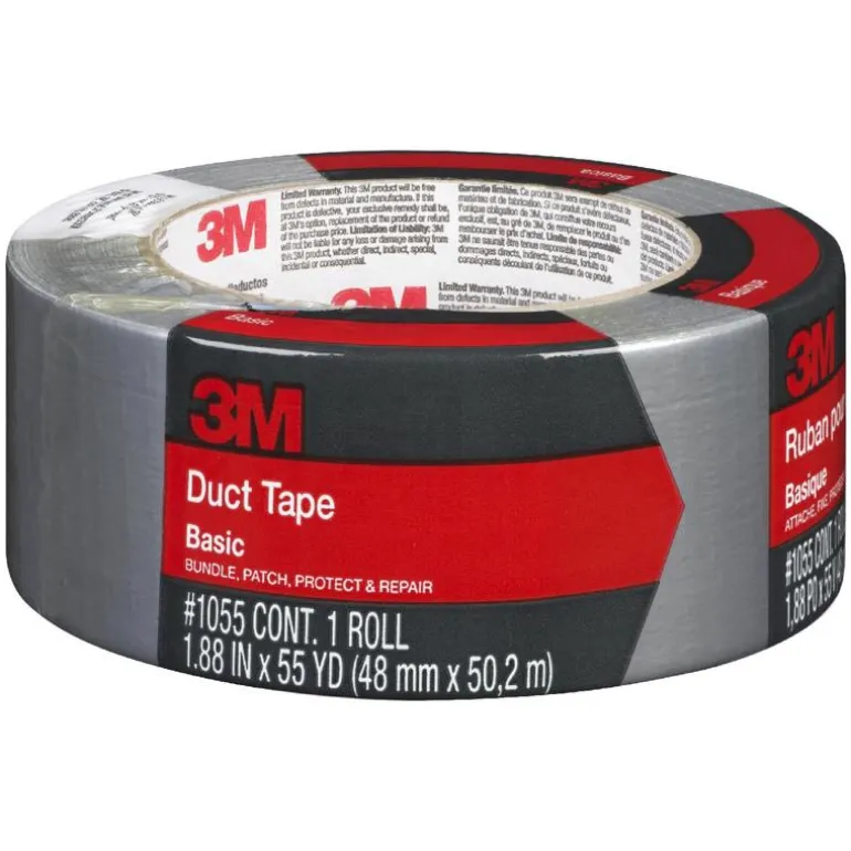 3M Scotch 1.88 in. W X 55 yd L Gray Solid Duct Tape