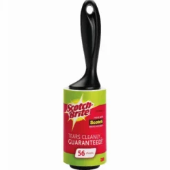 3M Scotch-Brite Black/Gray Plastic Lint Roller for Furniture & Clothing (Pack of 12)