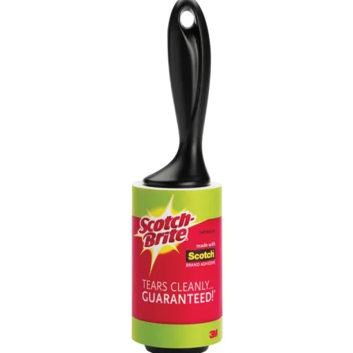 3M Scotch-Brite Black/Gray Plastic Lint Roller for Furniture & Clothing (Pack of 12)
