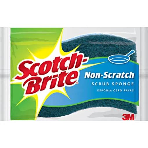3M Scotch-Brite Non-Scratch Sponge For Multi-Purpose 4.4 in. L 2 pk (Pack of 12)
