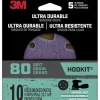 3M Ultra Durable 5 in. Ceramic Hook and Loop Sanding Disc 80 Grit 10 pk