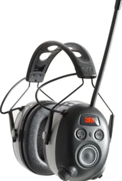 3M WorkTunes 24 dB Soft Foam Bluetooth Earplugs/Earphones w/Mic Black 1 pair