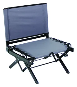 Mac Sports Steel Frame Black/Gray 225 lbs. Capacity Stadium Folding Chair (Pack of 4)