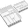 Madesmart 3 in. H X 11.5 in. W X 15.06 in. D Plastic Drawer Organizer