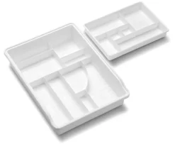 Madesmart 3 in. H X 11.5 in. W X 15.06 in. D Plastic Drawer Organizer