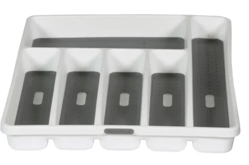 Madesmart 2 in. H X 13 in. W X 16 in. D Plastic Silverware Tray