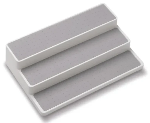 Madesmart White Plastic Shelf Organizer