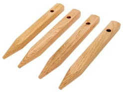 Madison Mill 12 in. H X 0.9 in. W Oak Landscaping Stakes 4 pk
