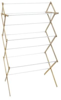 Madison Mill 52.5 in. H x 18.25 in. W x 29.5 in. D Wood Clothes Drying Rack (Pack of 4)